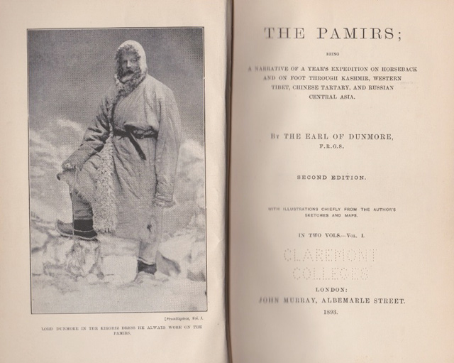 Lord Dunmore in the Kirghiz dress he always wore on the Pamirs